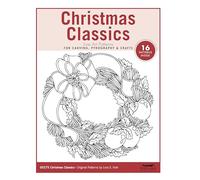 Christmas Classics Line Art Patterns for Carving, Pyrography & Crafts (Fox Chapel Publishing) 16 Original Designs by Lora Irish of Wreaths, Santa, Mistletoe, Stockings, The Three Wise Men, and More