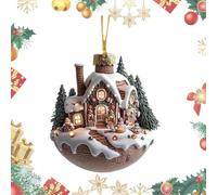 Christmas Cocoa Ornament | Hot Chocolate Mug | Acrylic Christmas Decoration | Holiday Hot Cocoa | Christmas Tree Charm | Cocoa Cup Pendant 2D Christmas Ornament for Indoor Outdoor
