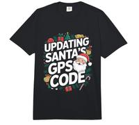 Christmas Coder - Actualización del Programador de código GPS de Santas Comfort Colors Adult Heavyweight T-Shirt