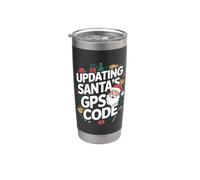 Christmas Coder - Actualización del programador de código GPS de Santas Vaso térmico de acero inoxidable de doble pared