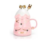 Christmas Coffee Mug,Festival Cute Xmas Mugs Lovely Ceramic Tea Cups