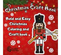 Christmas Color-Cut-Create Book for Kids | DIY Ornaments & Holiday Crafts | 30 Fun Pages