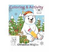 christmas coloring acnd story book toddler: Christmas Story Coloring Book For Toddlers and Kids: Story Pictures | Large, Easy and Simple
