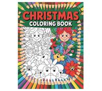 Christmas Coloring Book: 100 Cozy Capybara Designs for All Ages: Festive relaxation and fun with adorable capybaras!
