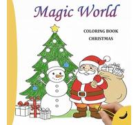 Christmas Coloring Book: 50 Magical Thick-Lined Drawings to Develop Fine Motor Skills for Boys and Girls Ages 3-5 (BANANA COLLECTION)