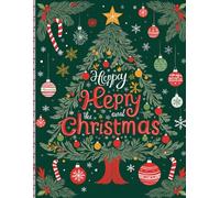 Christmas Coloring Book: Bold and Easy Designs for Relaxing Holiday Fun: 44 Large, Hand-Drawn Coloring Pages | Perfect for Kids, Adults, and Seniors