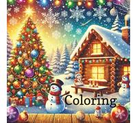 Christmas Coloring Book: Coloring Book for Kids, Christmas, Holidays, Santa, Ornaments, Penguins, Reindeer, Elves | 8.5x8.5 inches, 25 pages | Gifts for Birthdays, Christmas, Thanksgiving and more
