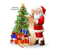 Christmas coloring book: Coloring book with large and small images. Precise outlines, easy to color.
