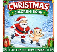 Christmas Coloring Book for Adults: Cozy & Playful, adult coloring book, Funny Santa Adventures, Relaxing Winter Scenes & Stress-Relief Holiday Art