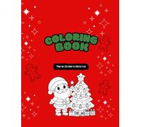 Christmas Coloring Book for Kids : 24 Fun Holiday Pictures with Santa, Reeinder, Elf, Penguin & more: Big, Easy to color, Holiday Designes with Santa, Reender, Elf & more
