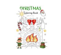 Christmas coloring book for kids f: A Fun Holiday Coloring Book with Cute Christmas and Winter Designs for Children Ages 3-8