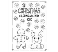 Christmas Coloring Book for Kids: Fun Holiday Pages with Santa, Reindeer, Snowmen & More