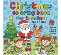 Christmas Coloring Book for Toddlers: Big and Bold Holiday Designs | A Simple & Easy Coloring Book with Large Thick Lines for Little Kids Ages 1-4