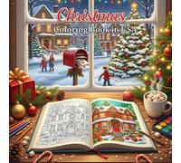 Christmas Coloring Book in the USA: A relaxing festival for adults and children alike, Cozy Teens Featuring Festive Holiday Winter Scenes