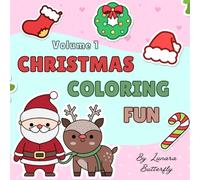 Christmas Coloring Fun: Volume 1 - 50 Adorable Kawaii Designs for Kids: A festive coloring book featuring Santa, elves, gifts, and more holiday fun for little artists.