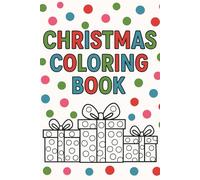 Christmas Coloring Page With Circles: Winter Coloring Page, Christmas Coloring Page For Kids Santa Claus