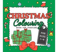 Christmas colouring book for toddlers kids 1-4