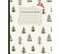 Christmas Composition Notebook College Ruled: Vintage Christmas Watercolor Illustration Journal | 7.5” x 9.25” | 111 Pages | For School, Writing & ... for Students, Journaling, Planning & Work