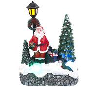 Christmas Concepts® - Escena navideña con luz LED de 5 "/ 13 cm (Santa con Regalos)