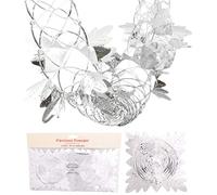 Christmas Concepts® Pack de 2 Decoraciones Colgantes Festivas de guirnaldas de 9 pies (Plata)