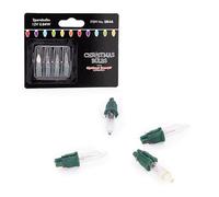Christmas Concepts® - Pack de 4 bombillas de repuesto transparentes de inserción y 12 V 0,84 W - Bombillas de repuesto