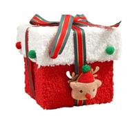 Christmas Cookie Boxes - Holiday Decoration Packaging, Festive Snack Container Set, Decorative Treat Holder, Seasonal Party Accessory for Handmade Fruits, Favors and Gatherings, 12x12x13cm