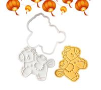Christmas Cookie Mold - Festive Cutter for Holiday Baking | Sturdy Metal with Easy Grip, Shape Set for Sugar Fondant Biscuits, for Bakers and Family Fun 3.7x3.14x0.55in