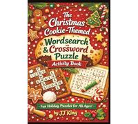 Christmas Cookie Themed Wordsearch & Cross Word Puzzle Activity Book