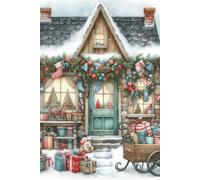 Christmas Cottage Notebook | 6 x 9 College Ruled Journal | 120 Pages | Matte Cover | Cozy Holiday Home Writing Notebook for Notes, Journaling, School, Work & Christmas Gift #7