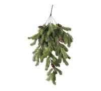 Christmas Countdown, Plantas Artificiales de Pino navideño de 78 cm for Colgar en la Pared, ramitas Falsas, Adorno for árbol de Navidad 2026, decoración Navida(Green)