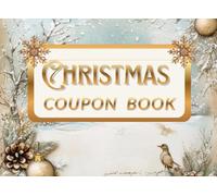 Christmas Coupon Book: Full Color Blank Xmas Vouchers, Blue and White Themed