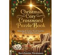 Christmas cozy crossword puzzle book: Relaxing & Festive word searches for the holiday season