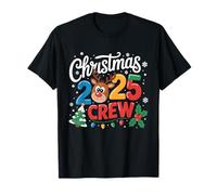 Christmas Crew Family Matching Santa Holiday Pajama Xmas Camiseta
