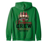 Christmas Crew Making Memories Together Cute Festive Gnomos Sudadera con Capucha