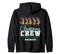 Christmas Crew Making Memories Together Reno Festivo Sudadera con Capucha