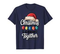 Christmas Crew Together - Luces navideñas para Fiestas Familiares a Juego Camiseta