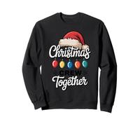 Christmas Crew Together - Luces navideñas para Fiestas Familiares a Juego Sudadera