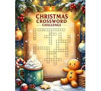 Christmas Crossword Puzzle Book:: 50 Festive Holiday-Themed Crosswords for Adults & Teens - Fun, Challenging, Cozy Winter Brain Games for Christmas Lovers