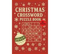 Christmas Crossword Puzzle Book: Crossword Puzzles with Easy to Read Print about Santa Claus, Holiday Traditions, Christmas Carols, and More | 6x9 ... Gift for Winter Holidays and Family Fun