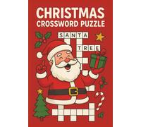 Christmas Crossword Puzzle Book: With Easy to Read Print | 6x9 inches, 122 pages | Gift for Vacations, Holidays, and Relaxing Times