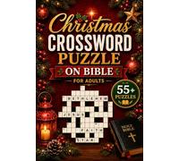 Christmas Crossword Puzzle on Bible for Adults: Faith-Filled Crossword Puzzles Featuring the Nativity, Jesus Christ, Scripture, Bible Characters | 6x9 inches, 110 pages | 9 WORDS PER PAGE | 550 WO