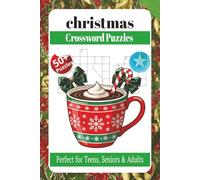 Christmas Crossword Puzzles Book: Crossword Puzzles with Easy to Read Print about Christmas, Cozy Christmas, Brain Games Christmas, and More | 6x9 ... Gift for Vacations, Holidays and Relaxation
