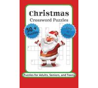 Christmas Crossword Puzzles: Crossword puzzles with easy to read print about Christmas, winter wonderland, and holiday joy and more | 6 X 9 inches, ... gifts for vacations holidays and relaxation