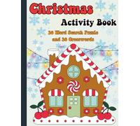 Christmas Crossword & Word Search for Kids Ages 6-8: Fun Holiday Activity Book with 30 Crosswords and 30 Word Search Puzzles | Educational Christmas Workbook (8.5 x 11 inch, and 60 Solutions)