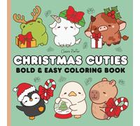 Christmas Cuties: Bold and Easy Coloring Book