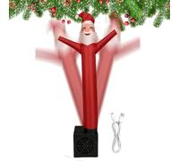 Christmas Decorations, Tabletop Christmas Air Dancer Inflatable Tube Man | 19.7" Funny Waving Santa Christmas Nutcracker Christmas Inflatables Indoor