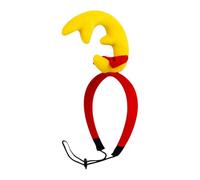 Christmas Dog Headband - Reindeer Antlers Accessory, Festive Pet Costume Hoop, Elastic Adjustable Band | Cute Dog Headwear For Puppies Cats Holiday Party Dress Up Christmas Fun