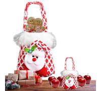 Christmas Doll Bag, Multifunctional Cute Doll Bags, Creative Christmas Cloth Doll Pouch, Christmas Snack Packaging Bag, Festive Doll Bag, Holiday Doll Pouch, Christmas Snack Bag,