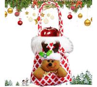 Christmas Doll Bag, Multifunctional Cute Doll Bags, Creative Christmas Cloth Doll Pouch, Christmas Snack Packaging Bag, Festive Doll Bag, Holiday Doll Pouch, Christmas Snack Bag,