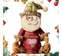 Christmas Doll Bags - Fabric Goody Bags | Knitted Doll Sack Bag | Decorative Christmas Tree Sack For Table, Desktop Party Treats Candy And Seasonal Home Decorations